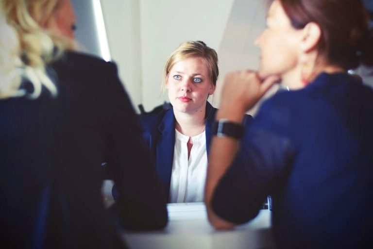 HR Manager Leading a Meeting