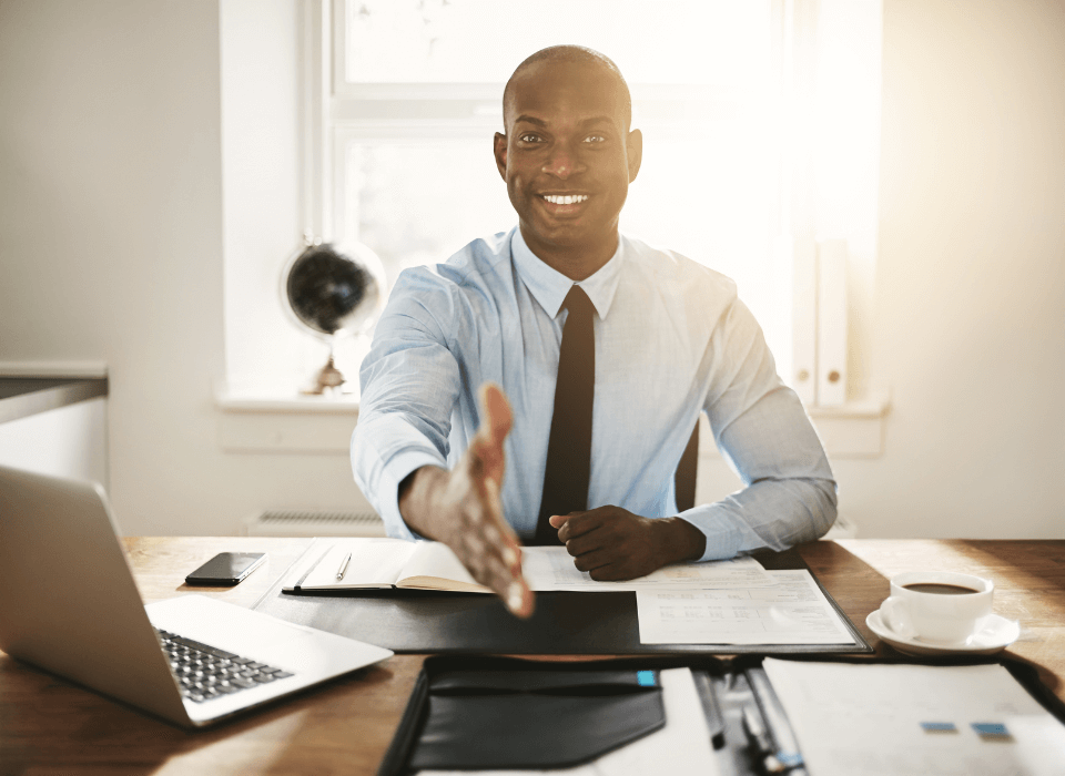 hr freelancer at desk