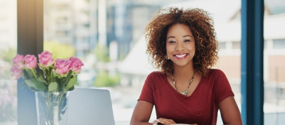 employee at desk