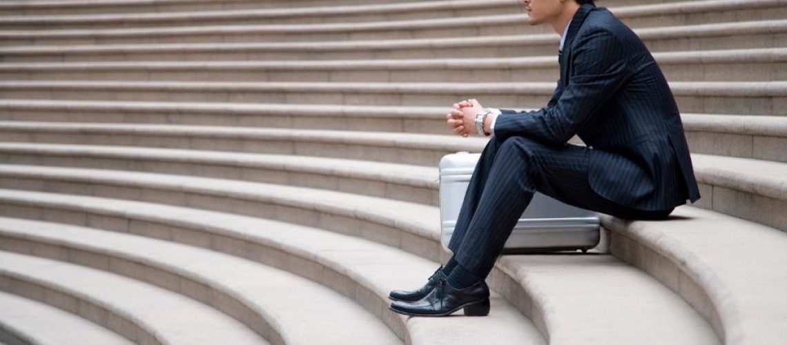 Man Sitting Alone
