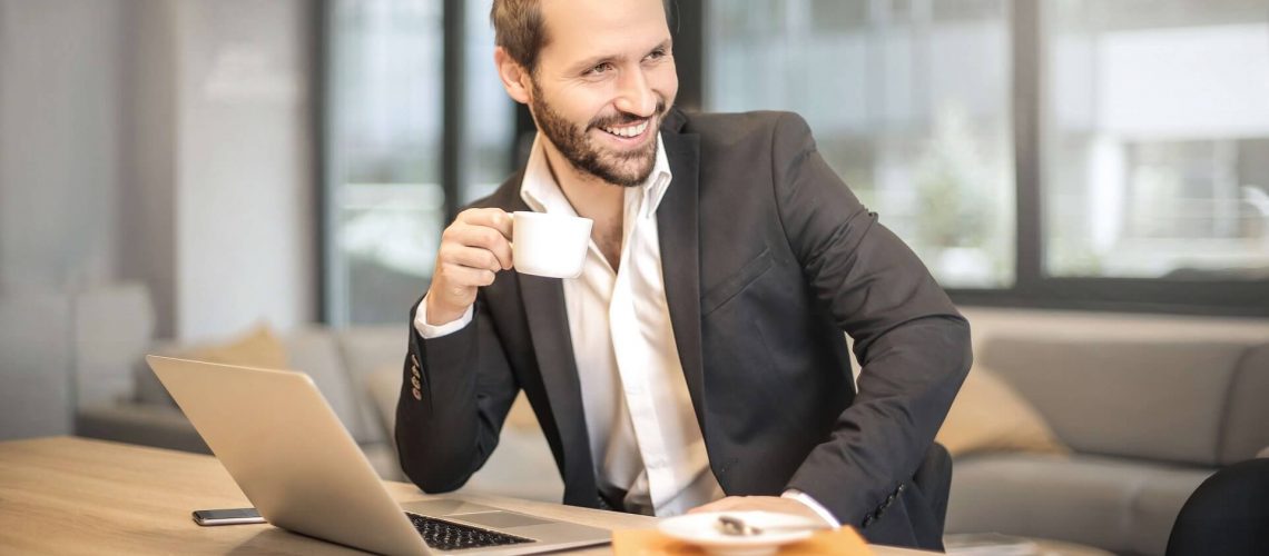 Man Enjoying Job Longevity